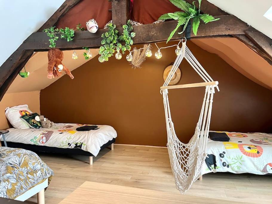 La Cabane Tropicale Pontorson Buitenkant foto